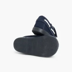 Menino Pisamonas Sapatos De Vela Tela Fecho Tiras Aderentes