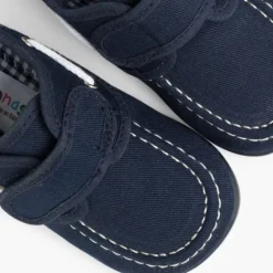 Menino Pisamonas Sapatos De Vela Tela Fecho Tiras Aderentes