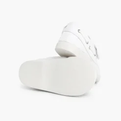 Menino Pisamonas Sapatos De Vela Tela Fecho Tiras Aderentes