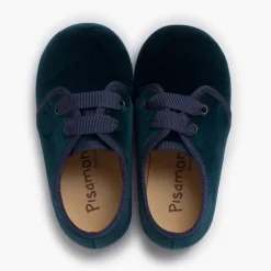 Menina Pisamonas Sapatos De Veludo Atacadores Gorgorao