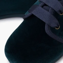Menina Pisamonas Sapatos De Veludo Atacadores Gorgorao
