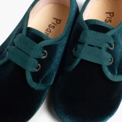 Menina Pisamonas Sapatos De Veludo Atacadores Gorgorao