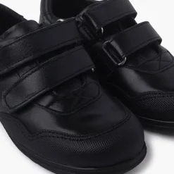 Menino Pisamonas Sapatos Escola Biqueira Reforcada Duplo Fecho