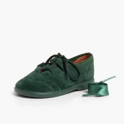 Menina Pisamonas Sapatos Estilo Inglês Criancas De Camurca