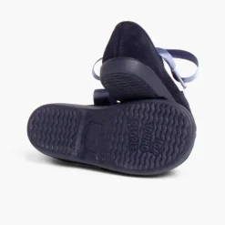 Menina Pisamonas Sapatos Estilo Inglês Criancas De Camurca