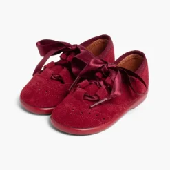 Menina Pisamonas Sapatos Estilo Inglês Criancas De Camurca