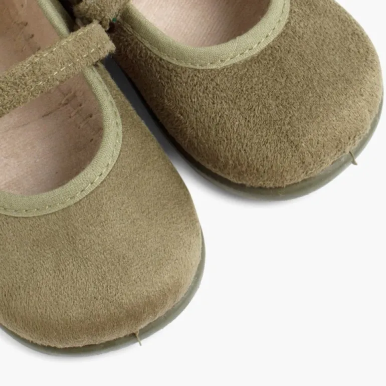 Menina Pisamonas Sapatos Merceditas Bamara Com Tiras Aderentes