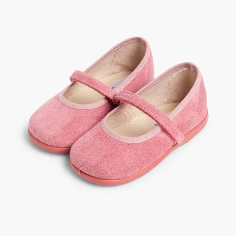 Menina Pisamonas Sapatos Merceditas Bamara Com Tiras Aderentes