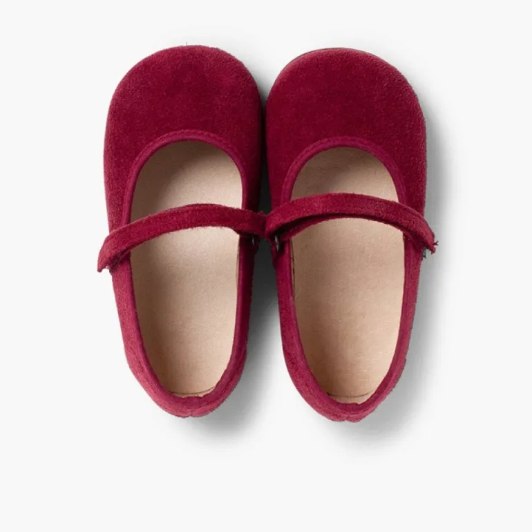 Menina Pisamonas Sapatos Merceditas Bamara Com Tiras Aderentes