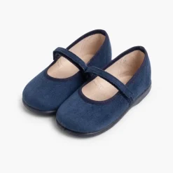 Menina Pisamonas Sapatos Merceditas Bamara Com Tiras Aderentes