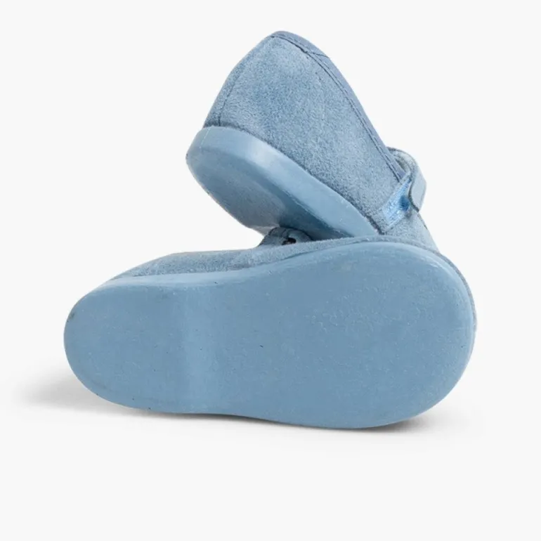 Menina Pisamonas Sapatos Merceditas Bamara Com Tiras Aderentes