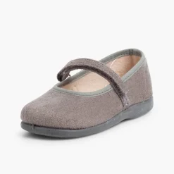 Menina Pisamonas Sapatos Merceditas Bamara Com Tiras Aderentes