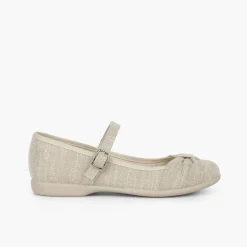 Menina Pisamonas Sapatos Merceditas Cerimónia Laco Fivela