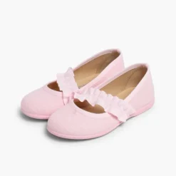 Menina Pisamonas Sapatos Merceditas Com Tira Elastica Larga