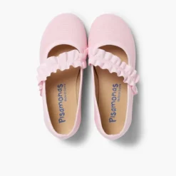 Menina Pisamonas Sapatos Merceditas Com Tira Elastica Larga