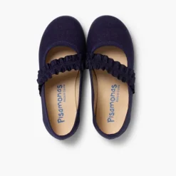 Menina Pisamonas Sapatos Merceditas Com Tira Elastica Larga