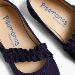 Menina Pisamonas Sapatos Merceditas Com Tira Elastica Larga