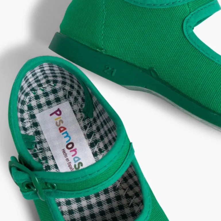 Menina Pisamonas Sapatos Merceditas De Lona Para Meninas