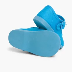 Menina Pisamonas Sapatos Merceditas De Lona Para Meninas
