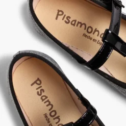 Menina Pisamonas Sapatos Merceditas Espiga Com Laco