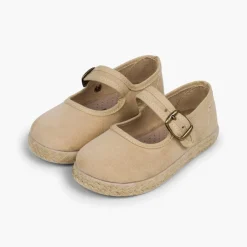 Menina Pisamonas Sapatos Merceditas Fivela Bamara E Juta