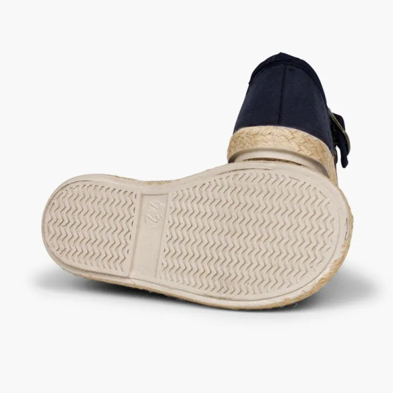 Menina Pisamonas Sapatos Merceditas Fivela Bamara E Juta