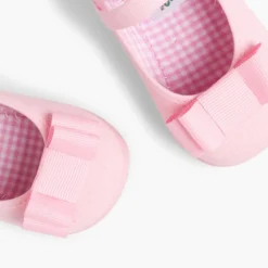 Menina Pisamonas Sapatos Merceditas Lona Laco Duplo