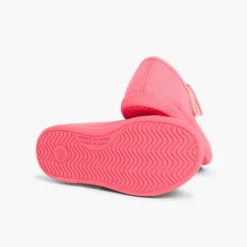 Menina Pisamonas Sapatos Merceditas Lona Tiras Aderentes Biqueira Borracha