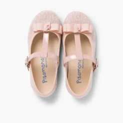 Menina Pisamonas Sapatos Merceditas Menina Tira Com Laco