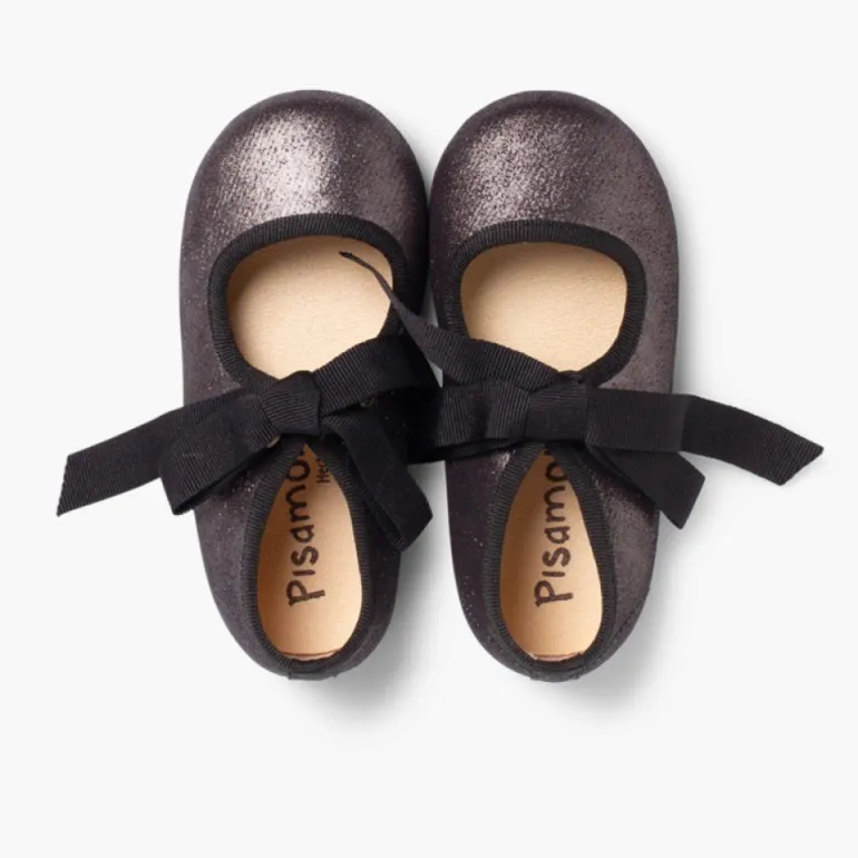 Menina Pisamonas Sapatos Merceditas Menina Com Brilho E Laco