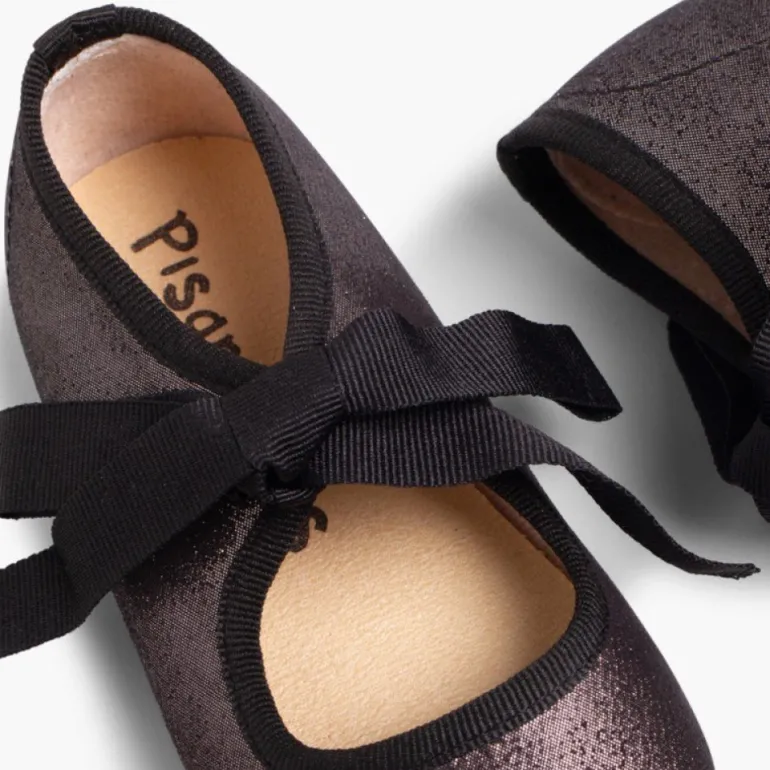 Menina Pisamonas Sapatos Merceditas Menina Com Brilho E Laco