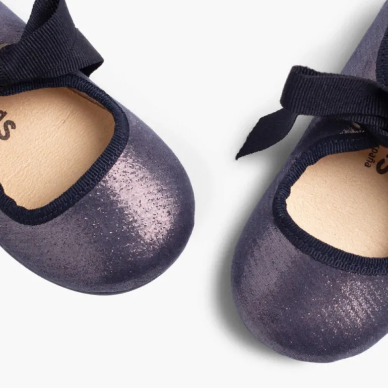 Menina Pisamonas Sapatos Merceditas Menina Com Brilho E Laco