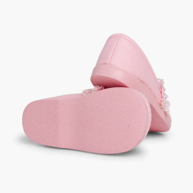 Menina Pisamonas Sapatos Merceditas Menina Tira Elastica Renda