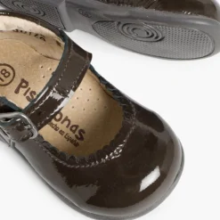 Menina Pisamonas Sapatos Merceditas Menina Verniz Fivela