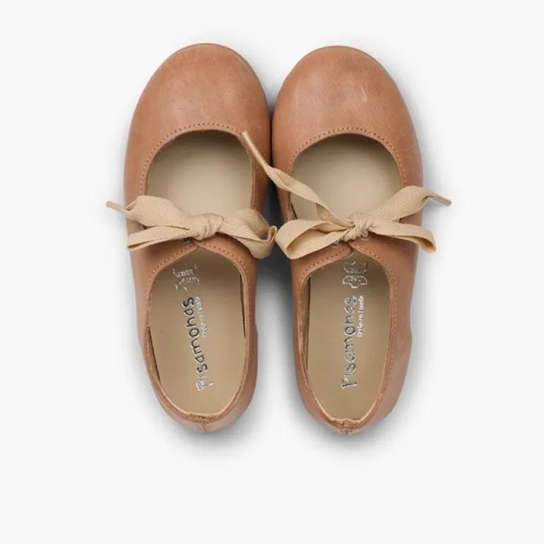 Menina Pisamonas Sapatos Merceditas Pele Fecho Laco