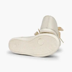 Menina Pisamonas Sapatos Merceditas Pele Fecho Laco