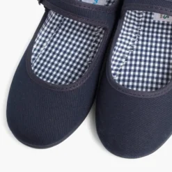 Menina Pisamonas Sapatos Merceditas Tecido Com Fivela Tamanhos Grandes