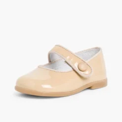 Menina Pisamonas Sapatos Merceditas Verniz Menina Com Tiras Aderentes