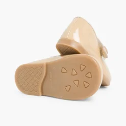 Menina Pisamonas Sapatos Merceditas Verniz Menina Com Tiras Aderentes