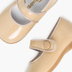 Menina Pisamonas Sapatos Merceditas Verniz Menina Com Tiras Aderentes