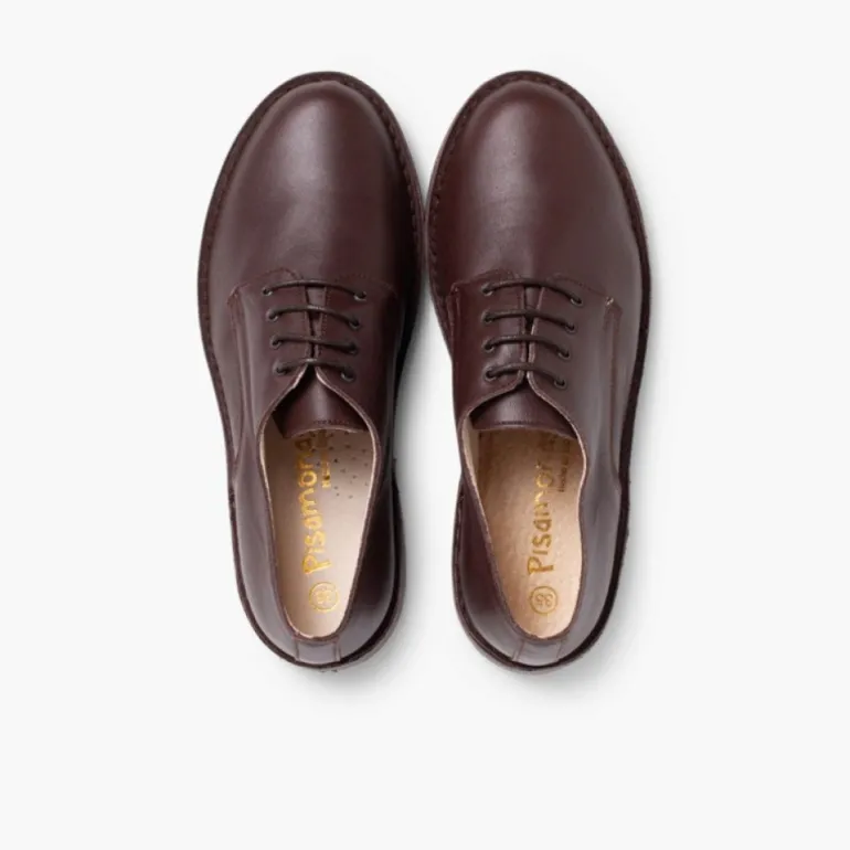 Menina Pisamonas Sapatos Oxford Menino Pele