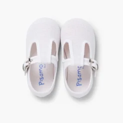 Menino Pisamonas Sapatos Pepito Linho Com Fivela