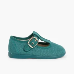Menino Pisamonas Sapatos Pepito Linho Com Fivela