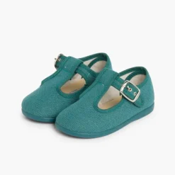Menino Pisamonas Sapatos Pepito Linho Com Fivela