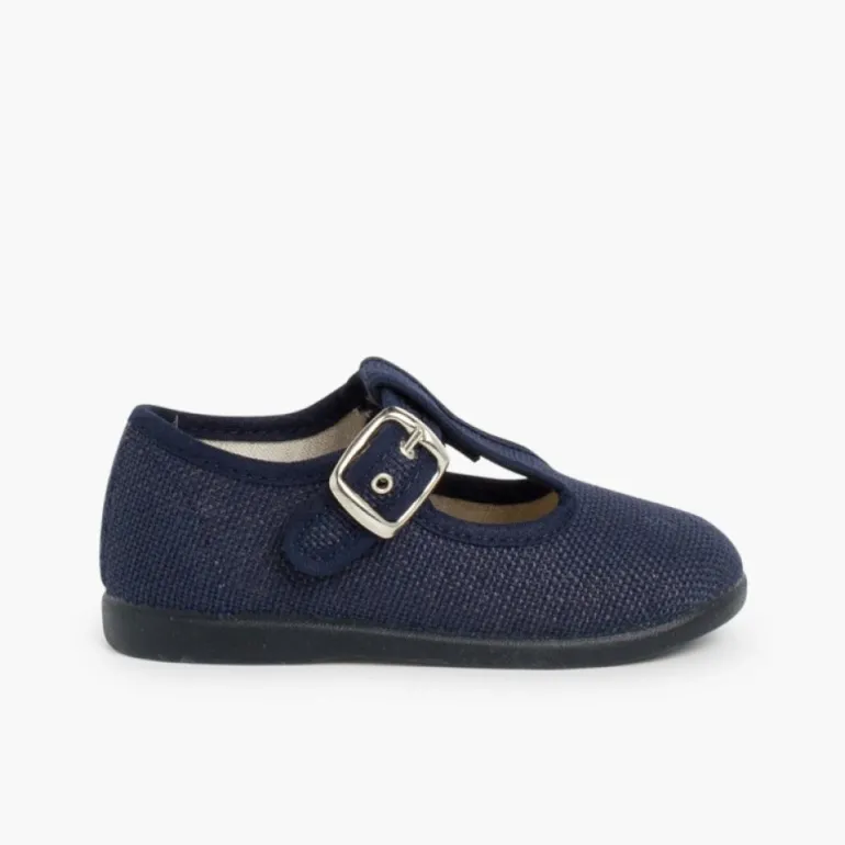 Menino Pisamonas Sapatos Pepito Linho Com Fivela