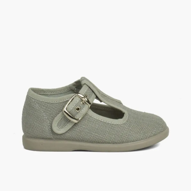Menino Pisamonas Sapatos Pepito Linho Com Fivela