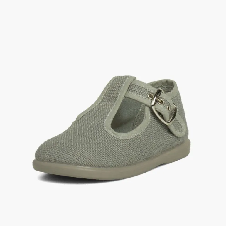 Menino Pisamonas Sapatos Pepito Linho Com Fivela