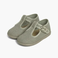Menino Pisamonas Sapatos Pepito Linho Com Fivela