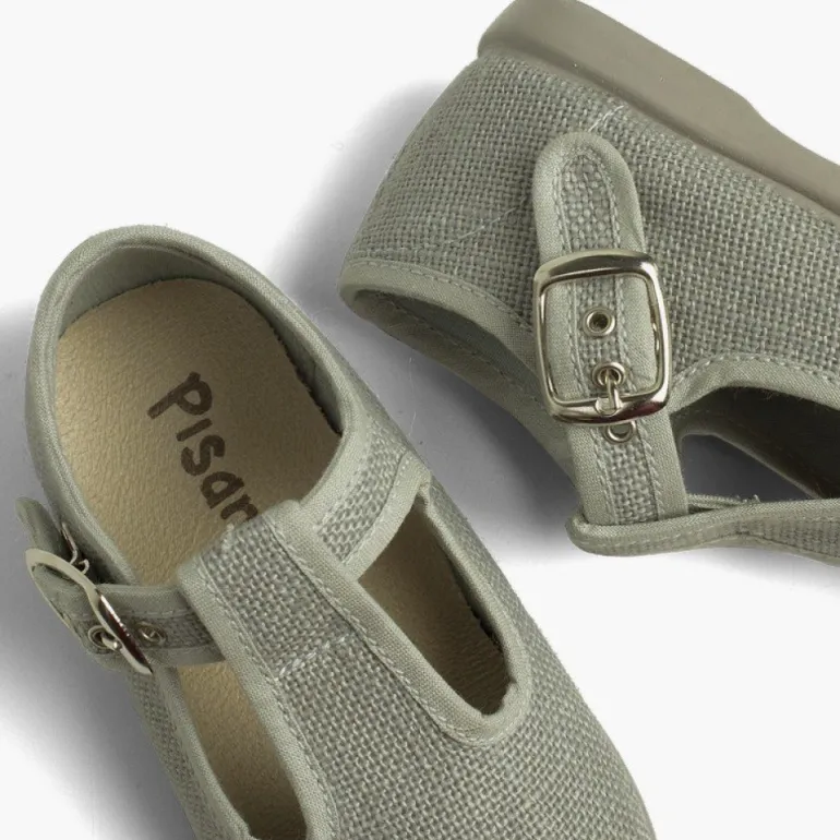 Menino Pisamonas Sapatos Pepito Linho Com Fivela