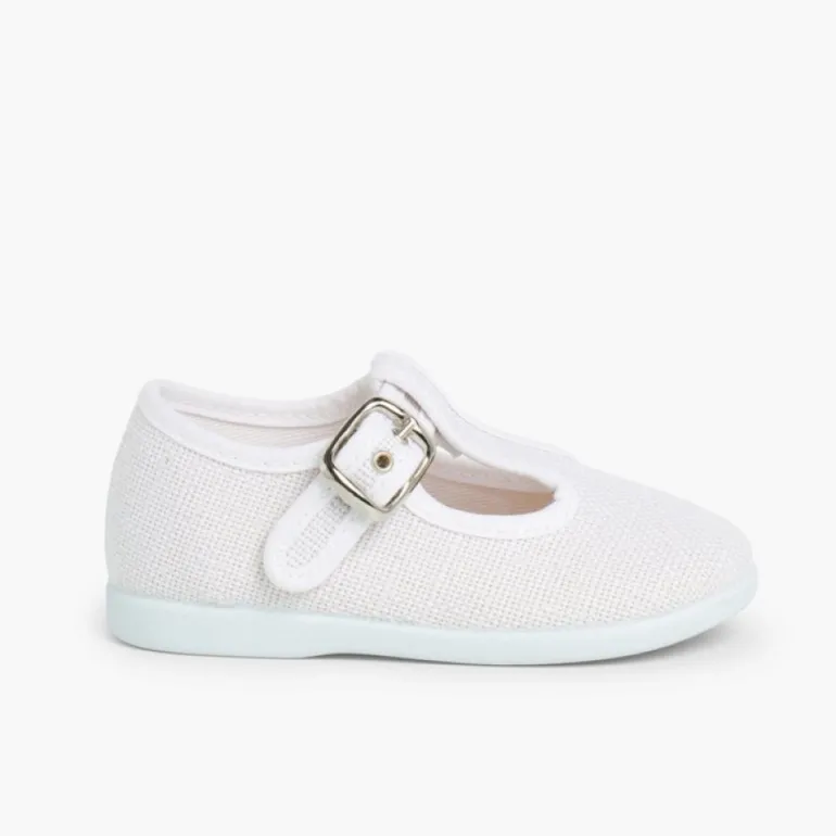 Menino Pisamonas Sapatos Pepito Linho Com Fivela